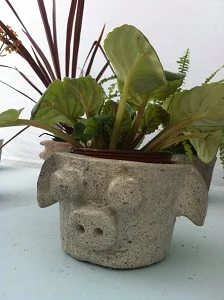 Some Pig Moai Statue
