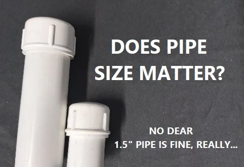 Pipe Size For Swimming Pools?