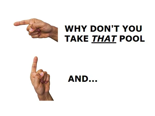 say no to problem pools or problem people