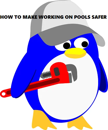 Swimming pool cyborg of the future