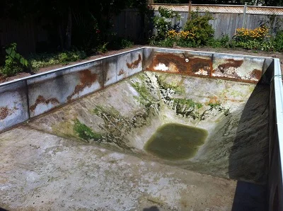 vinyl pool floor repairs