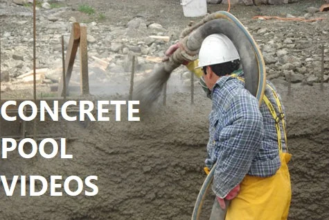Concrete pool videos