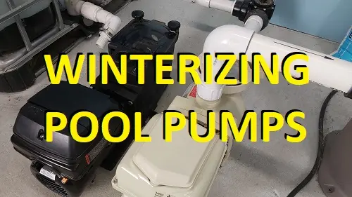 Winterizing a Pool Pump