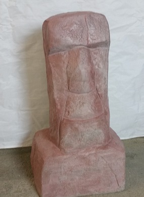 Punk Rock Moai Statue