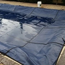 rectangle pool safety cover 

installation progress pictures