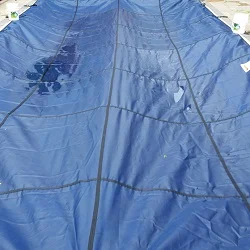 rectangle pool safety cover 

installation progress pictures