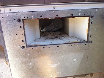 repaired pool skimmer wall