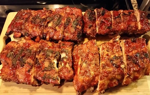 fall off the bone BBQ ribs