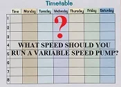 variable speed pump programming