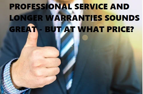 professional service - you don't want no part of this