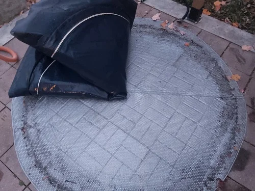 Ground cover for spa