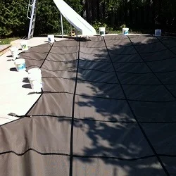 safety cover installation with slide 

progress pics