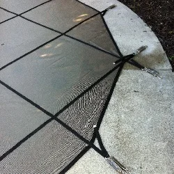 safety cover installation with slide 

progress pics