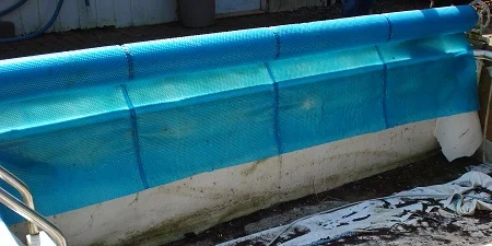 solar blanket for a pool