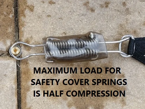 pool safety cover spring tension