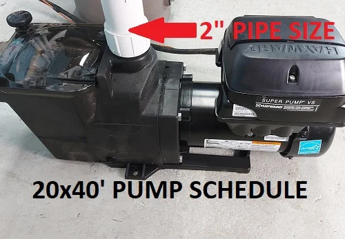 Super Pump VS 20x40 Filtration 2