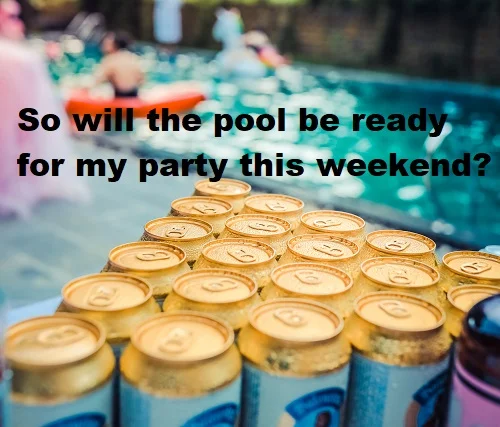 Tell me more about your pool party