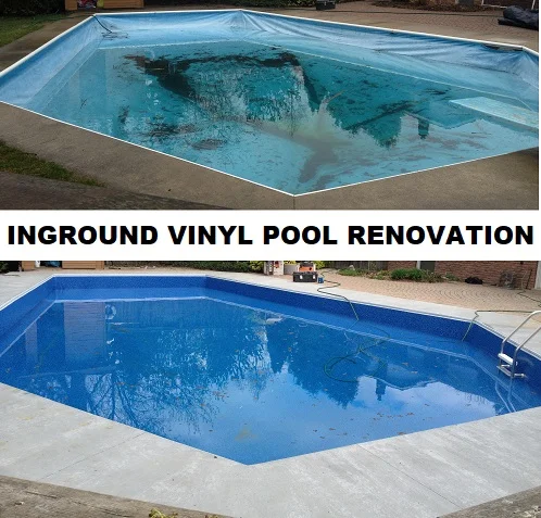 inground vinyl pool renovation
