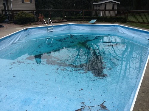 water loss in pools
